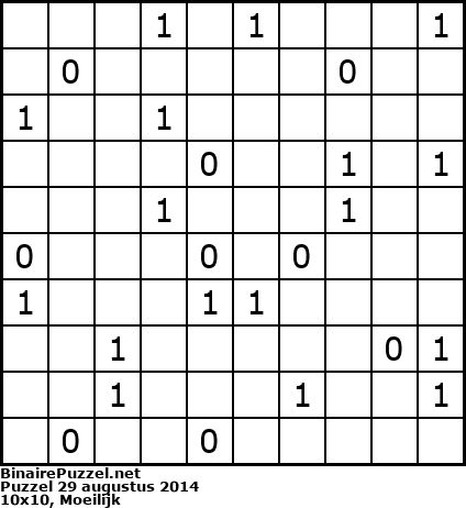 Binaire Puzzel