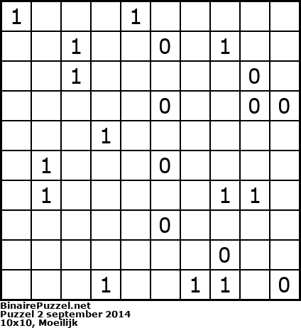 Binaire Puzzel
