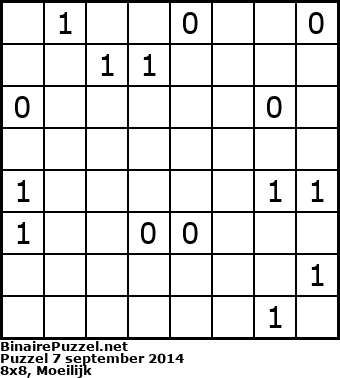 Binaire Puzzel