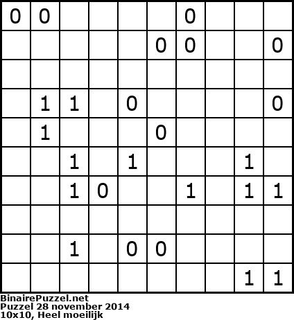 Binaire Puzzel