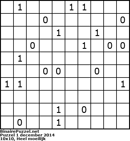 Binaire Puzzel