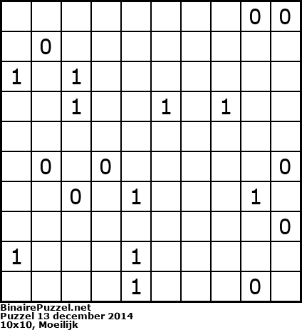 Binaire Puzzel