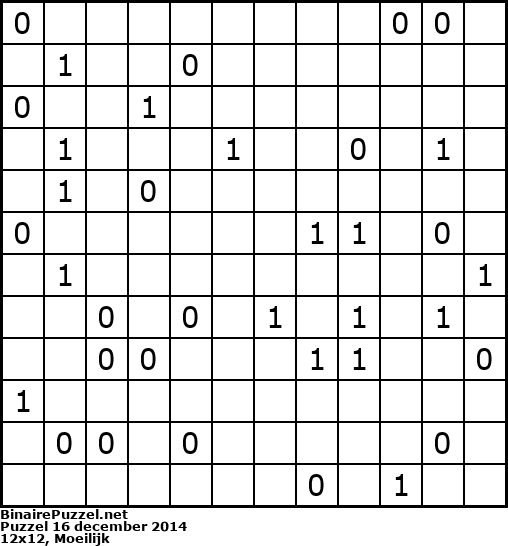 Binaire Puzzel