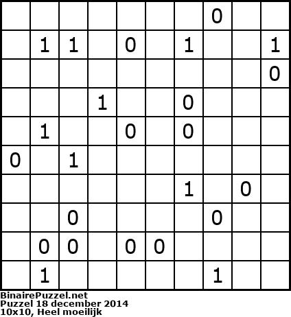Binaire Puzzel