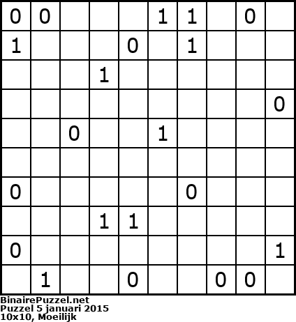 Binaire Puzzel