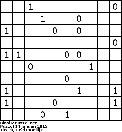 Binaire Puzzel