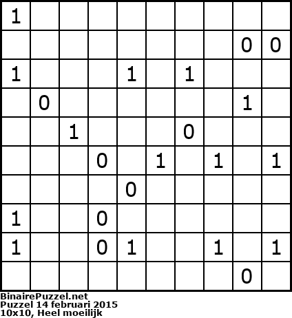 Binaire Puzzel
