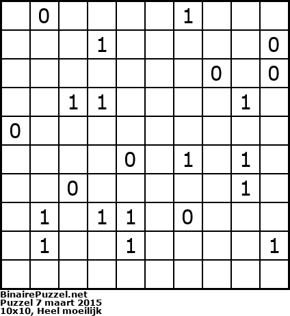 Binaire Puzzel