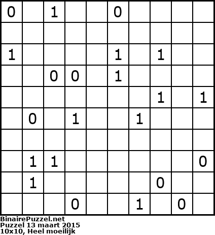 Binaire Puzzel