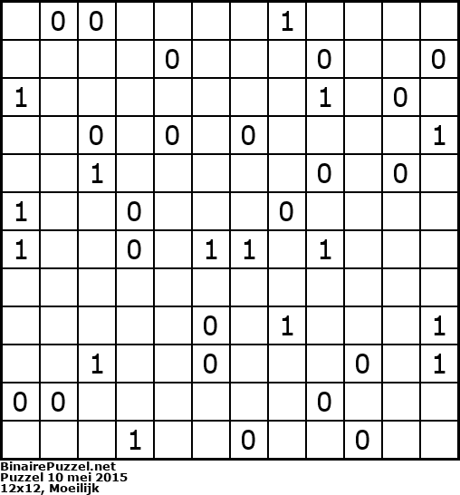 Binaire Puzzel