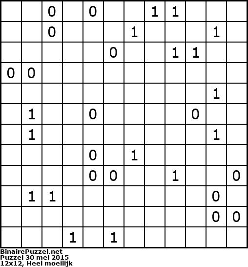 Binaire Puzzel