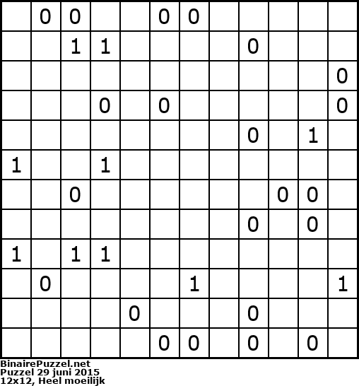 Binaire Puzzel