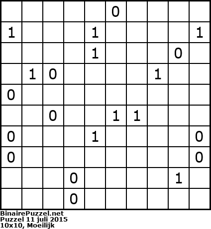 Binaire Puzzel