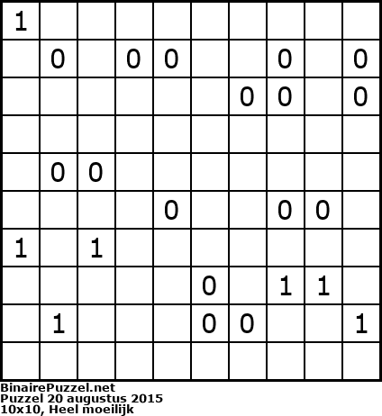 Binaire Puzzel