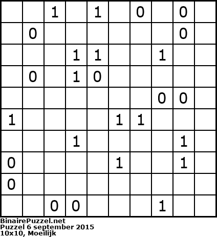 Binaire Puzzel
