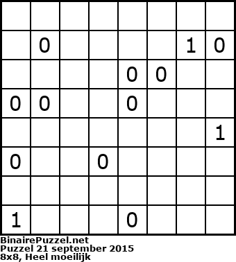 Binaire Puzzel