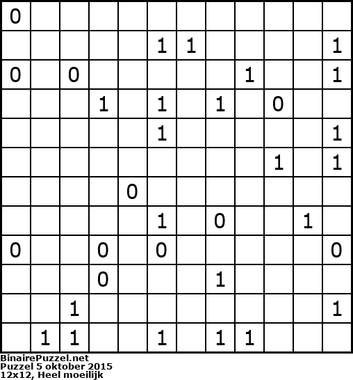 Binaire Puzzel