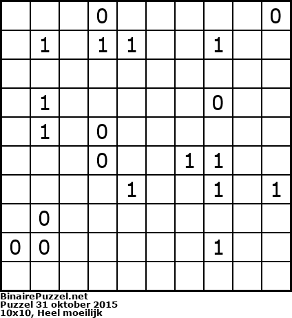 Binaire Puzzel