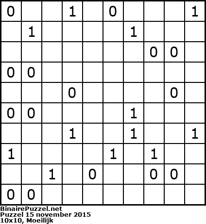 Binaire Puzzel