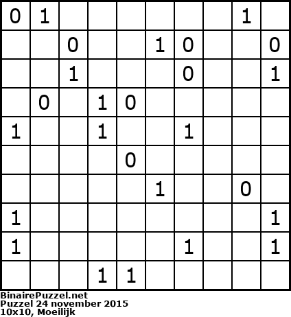 Binaire Puzzel