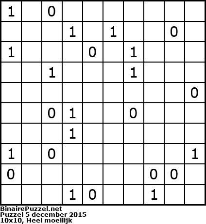 Binaire Puzzel