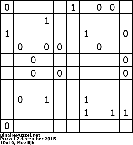 Binaire Puzzel