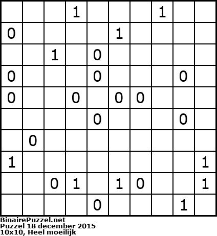 Binaire Puzzel