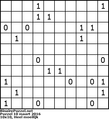 Binaire Puzzel