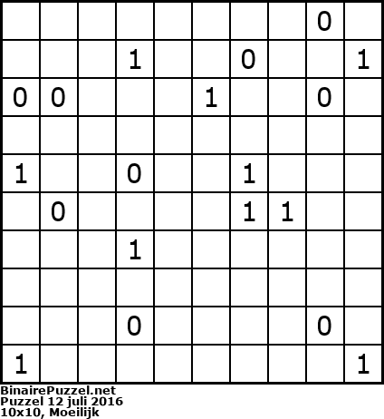 Binaire Puzzel