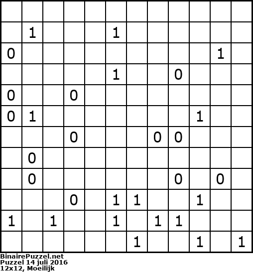Binaire Puzzel