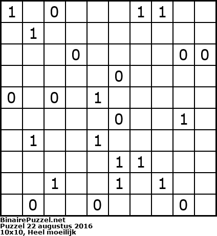 Binaire Puzzel