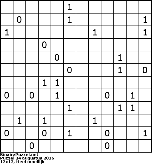 Binaire Puzzel