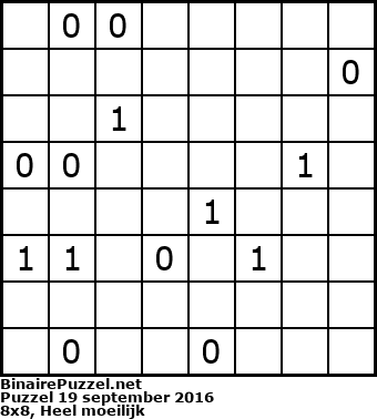 Binaire Puzzel