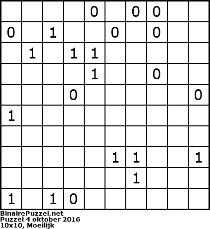 Binaire Puzzel