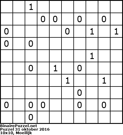 Binaire Puzzel