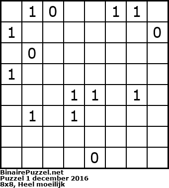 Binaire Puzzel