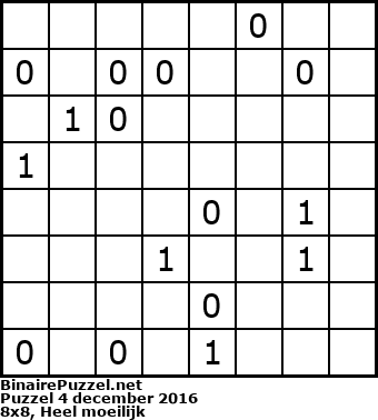 Binaire Puzzel