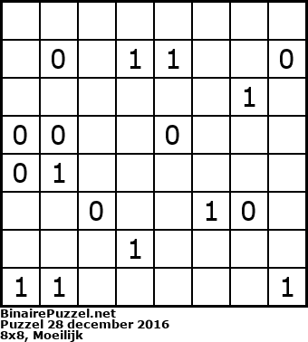 Binaire Puzzel