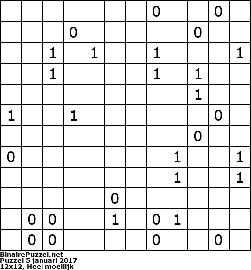 Binaire Puzzel