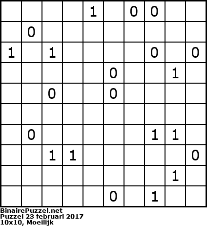 Binaire Puzzel