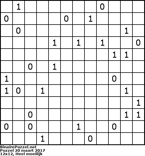 Binaire Puzzel