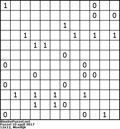 Binaire Puzzel