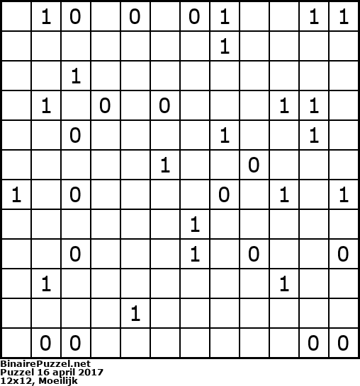 Binaire Puzzel