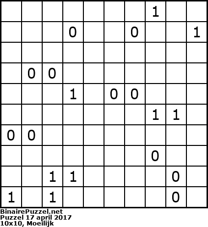 Binaire Puzzel