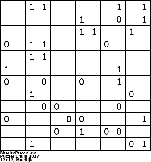 Binaire Puzzel