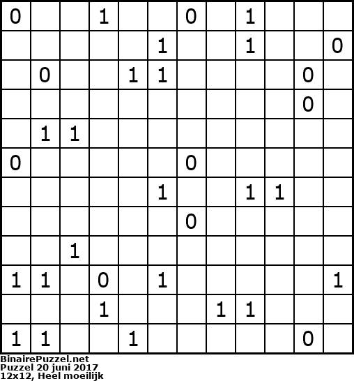 Binaire Puzzel