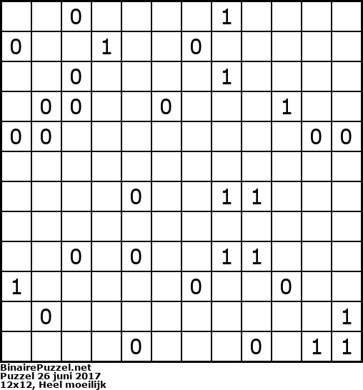 Binaire Puzzel