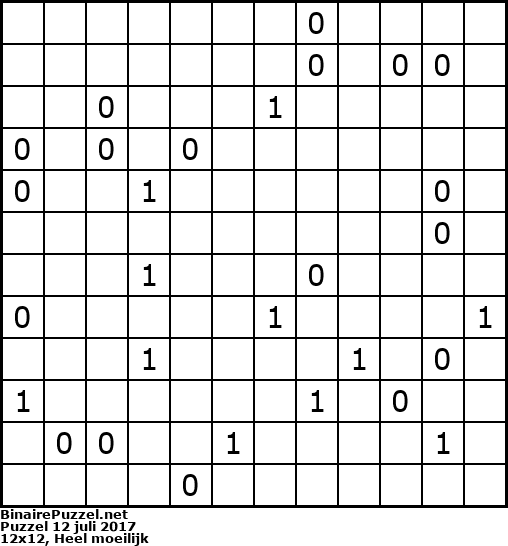 Binaire Puzzel