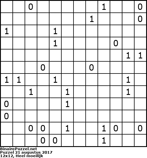 Binaire Puzzel