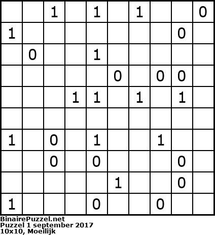 Binaire Puzzel